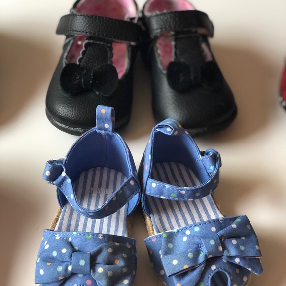 Leather baby girl walking shoes all for $55 - Picture 4 of 12